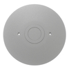 Hubbell Wiring Device-Kellems Electrical Box Cover, Round, Aluminum, Furniture Feed FF2GY